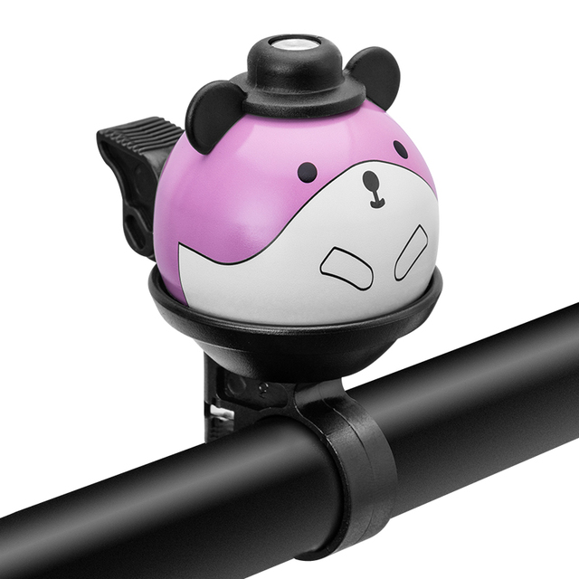 360 Degree Rotation Bicycle Bell for Kids Cute Mouse Design MTB Road Bike Handlebar Alarm Sound Bell Ring Cycling Accessory