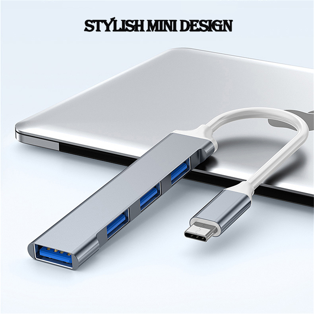 4Port USB 3.0 Hub USB Hub High Speed type c Splitter 5Gbps For PC Computer Accessories Multiport HUB 4 USB 3.0 2.0 Ports