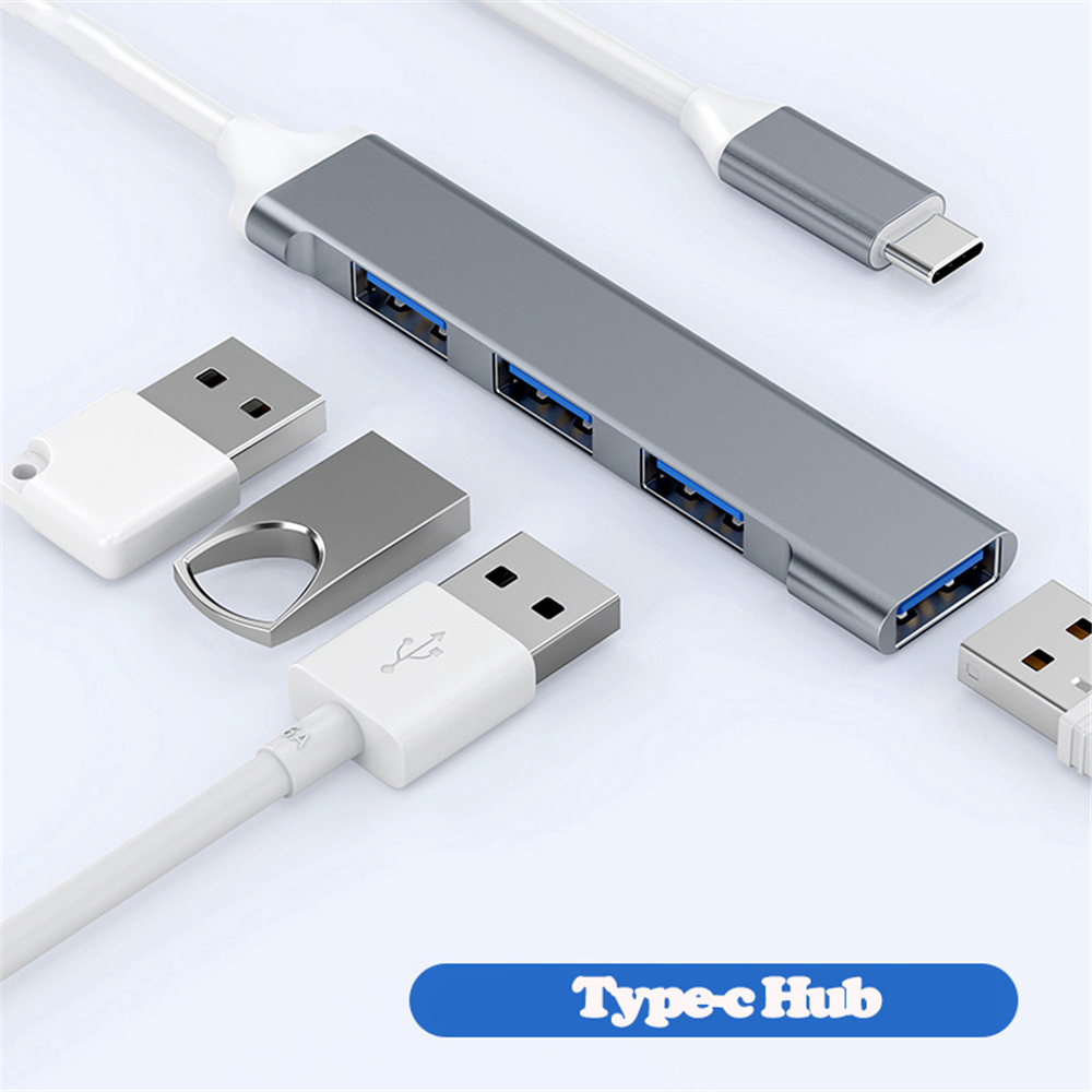 4Port USB 3.0 Hub USB Hub High Speed type c Splitter 5Gbps For PC Computer Accessories Multiport HUB 4 USB 3.0 2.0 Ports