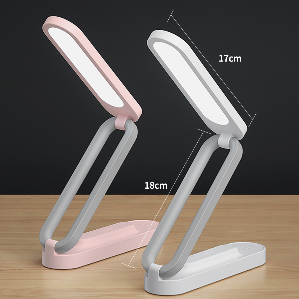 Collapsible Desk Lamp Rechargeable Reading Light Eye Protection Light LED Folding Table Lamp For Bedroom Parents Gift