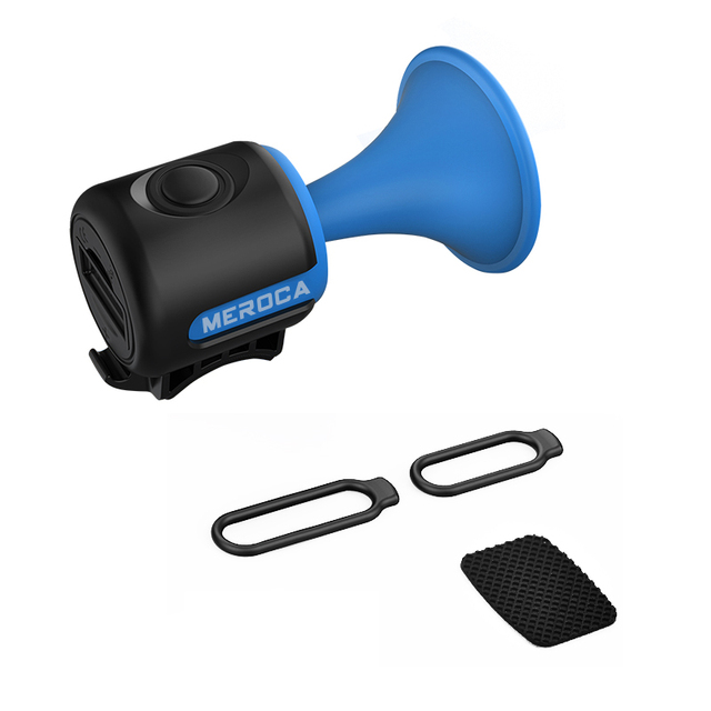 MEROCA Bike Electronic Loud Horn 120db Warning Safety Bell For Electric Scooter/Road/MTB Bicycle Alarm Ring Handlebar Speaker