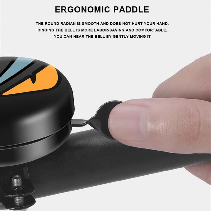 Cute Cartoon Bicycle Bell High Decibel MTB Road Bike Anti-rust Alloy Steel Bell Bike Accessories Outdoor Cycling Warning Bells