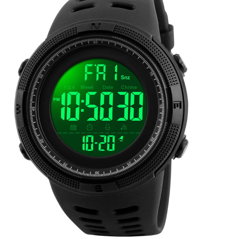 Men Sports Watches Fashion Countdown Waterproof Digital Watch Man Military Wrist Watch