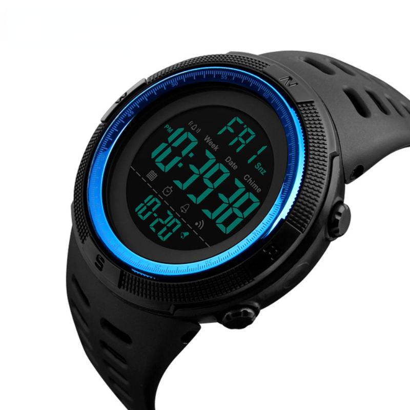 Men Sports Watches Fashion Countdown Waterproof Digital Watch Man Military Wrist Watch