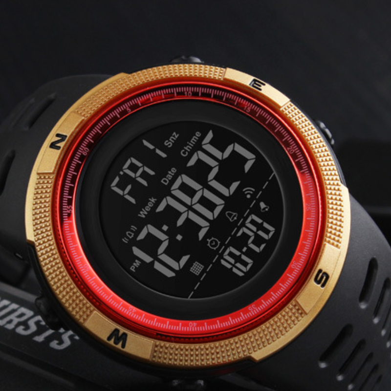 Men Sports Watches Fashion Countdown Waterproof Digital Watch Man Military Wrist Watch