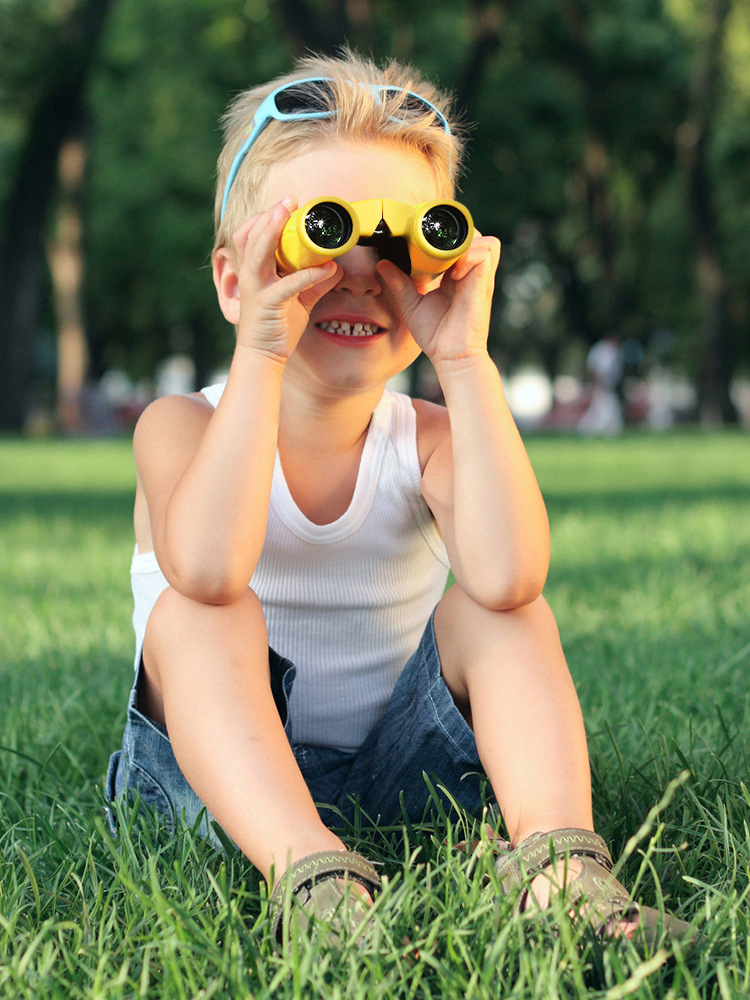 Children Binoculars 8×21 Color High-definition Telescope High-power Straight Tube Outdoor Telescope Kid Sport Binoculars