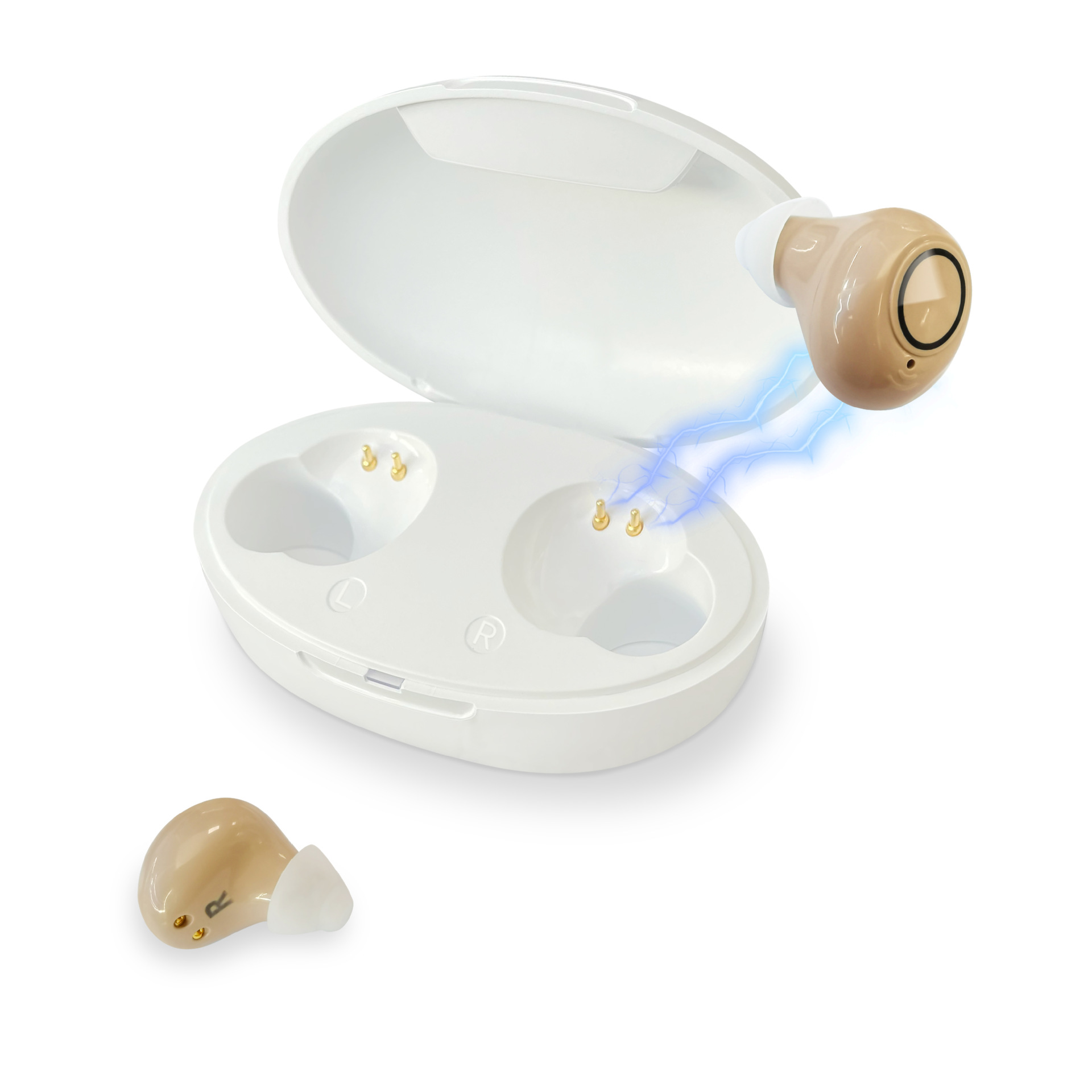 Rechargeable Mini In Ear Portable Invisible Hearing Aids Assistant Adjustable Tone Sound Amplifier For Deaf Elderly