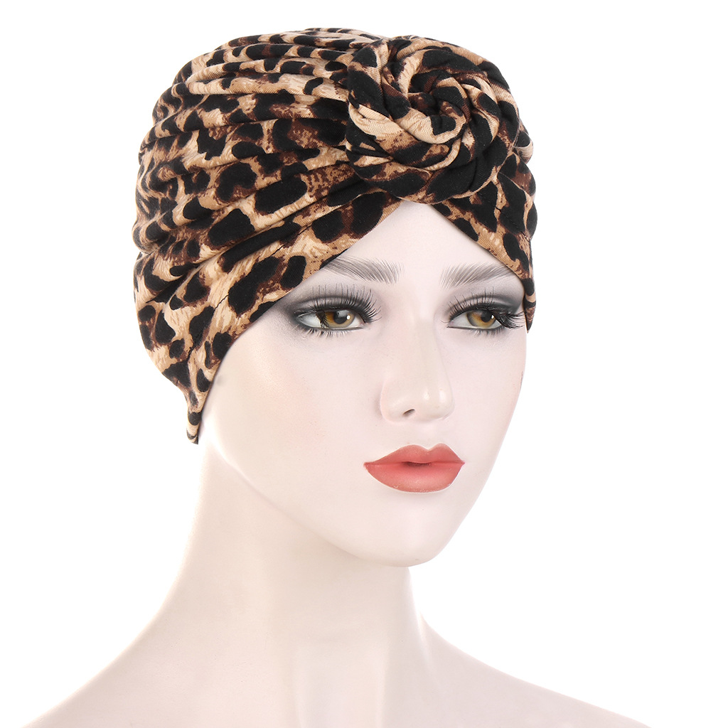 Women Muslim snail spiral turban cap multi-color Baotou cap fashion bottom turban cap