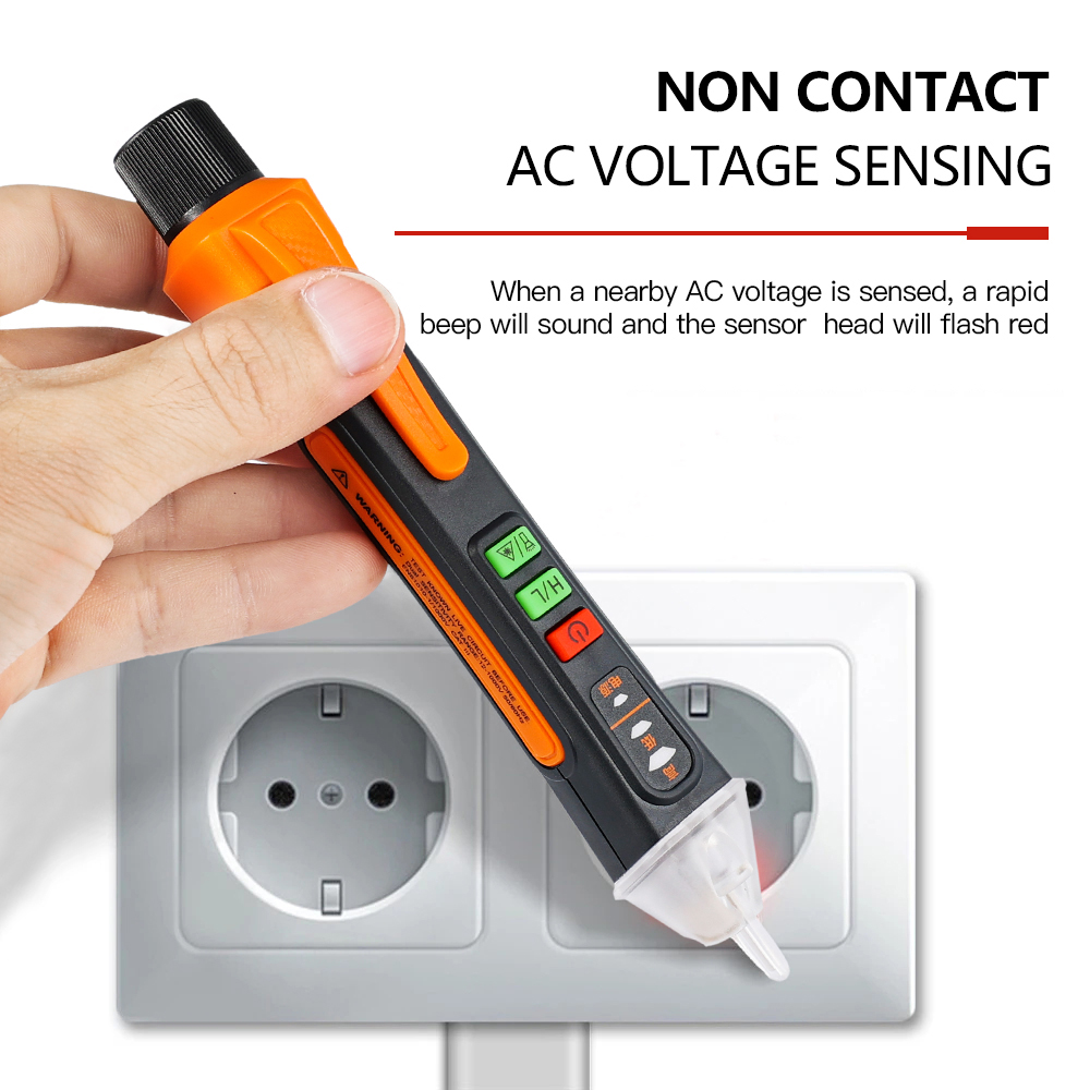 Non-Contact Voltage Detector Electrical Tools Voltage Indicator Tester Pen AC Voltage Test Smart Breakpoint Finder 12-1000V
