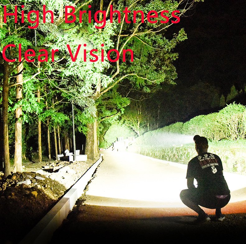 Pocketman New 8 LED Headlamp Super Bright 500M Long Range USB Rechargeable Headlight Waterproof Head Torch Head Lamp Work Light