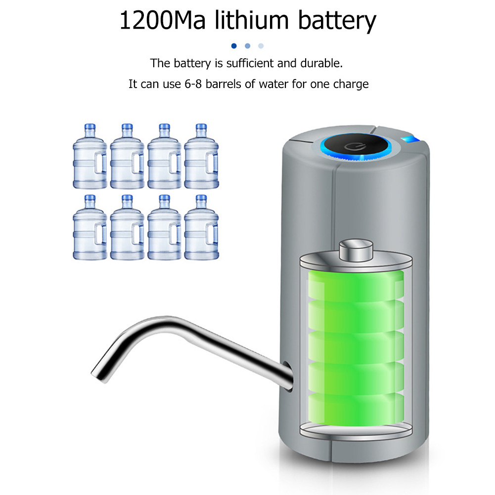 Automatic Electric Drinking Water Bottle Pump Dispenser Portable Gallon Drinking Bottle Switch Water Pump