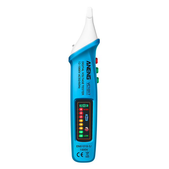 VC1017 Non-contact Pen Style LED Lights Electric Tools Sensor Tester Alarm Intelligent AC Power Outlet Voltage Meter Voltmeter