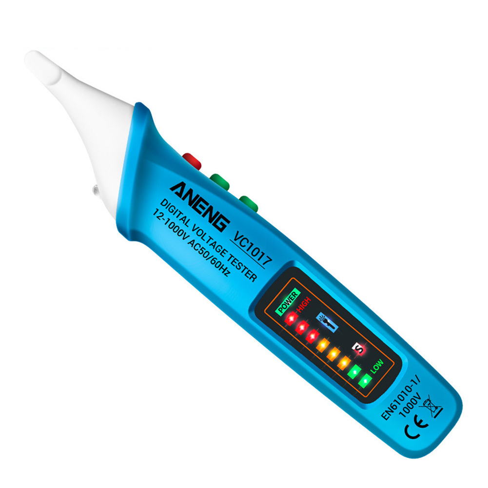 VC1017 Non-contact Pen Style LED Lights Electric Tools Sensor Tester Alarm Intelligent AC Power Outlet Voltage Meter Voltmeter
