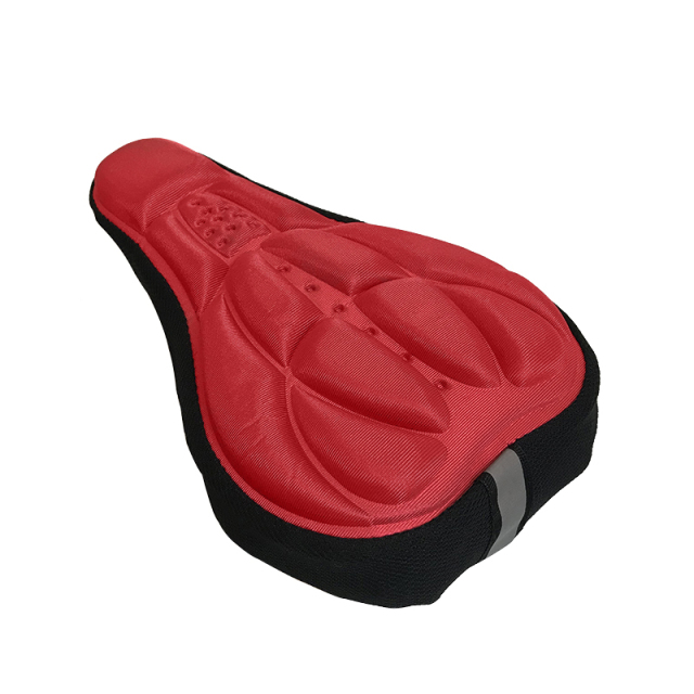 Mountain Bike 3D Saddle Cover Thick Breathable Super Soft Bicycle Seat Cushion Silicone Sponge Gel Bike Seat Bicycle Accessories