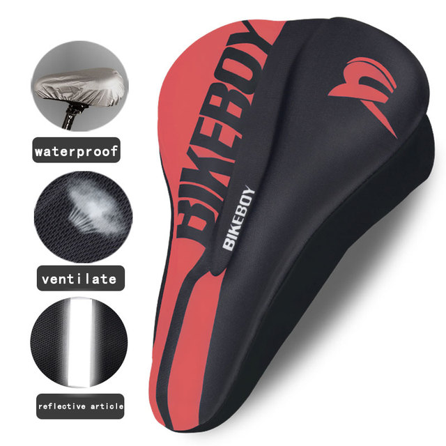 Bicycle Saddle Cover 3D Liquid Silicon Gels Cycling Seat Mat Comfortable Cushion Soft Anti Slip Bike Saddle Cover