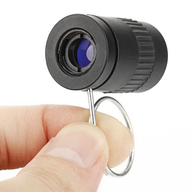 Brand New Subminiature Mini Monocular Telescope 2.5X17.5HD High Power Pocket Key Chain Telescope for Outdoor Hiking Camping