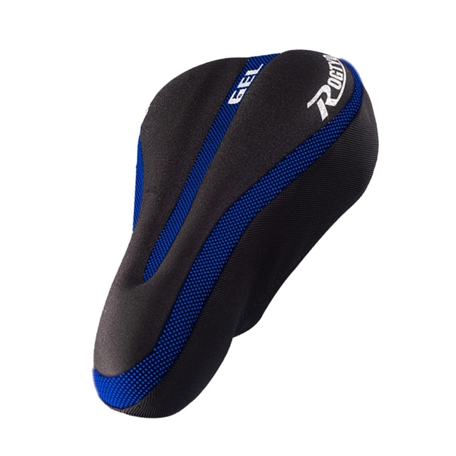 Gel Bike Seat Cover Padded Bicycle Saddle Covers Comfortable Exercise Bike Seat Cushion Cover for Cycling Mountain Drop Shipping