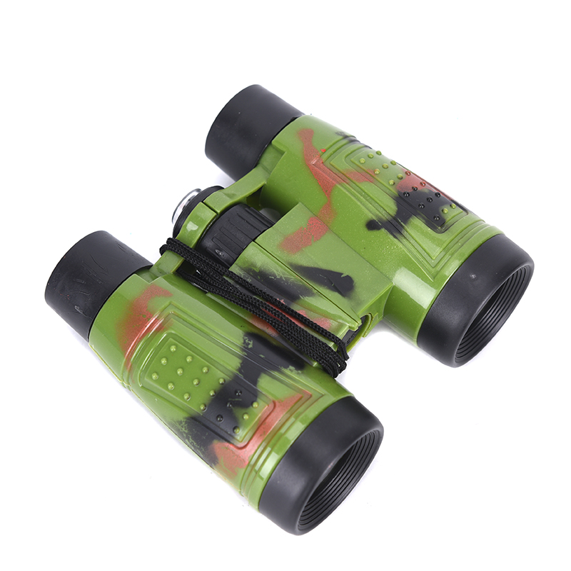 Educational Children Binoculars Telescopes Shape Colors Camouflage Green Toy Bright Vivid Casual Kids Gifts Compass 6*30mm