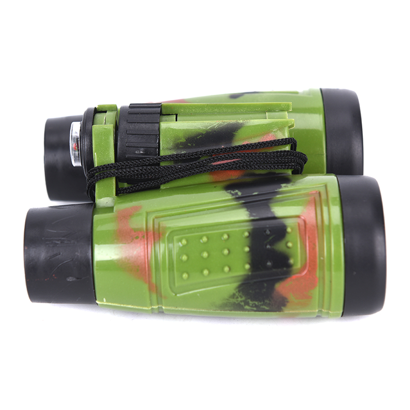 Educational Children Binoculars Telescopes Shape Colors Camouflage Green Toy Bright Vivid Casual Kids Gifts Compass 6*30mm