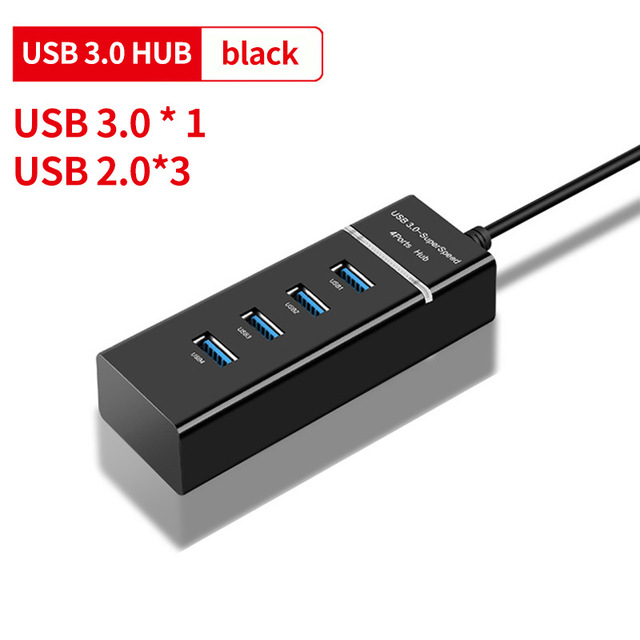 4 Port USB HUB 3.0 Mini USB Spliter Hub charger Adapter High Speed Hub USB 3.0 Adapter For PC Computer Accessories