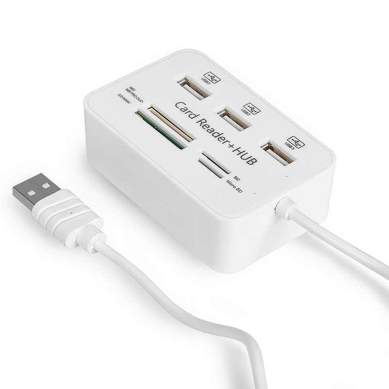 7 in 1 USB Hub Card Reader Fast USB3.0 Or USB2.0 Expander SD TF Memory Card Adapter For U Disk PC Laptop Mouse Keyboard USB Hub