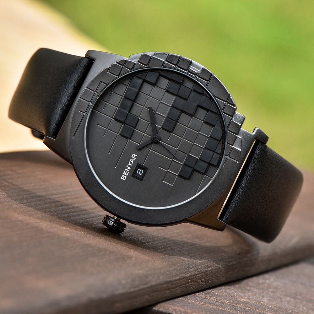 Women's Men Leather Strap Quartz Watch Luxury Brand Wristwatch Clock Relogio Feminino