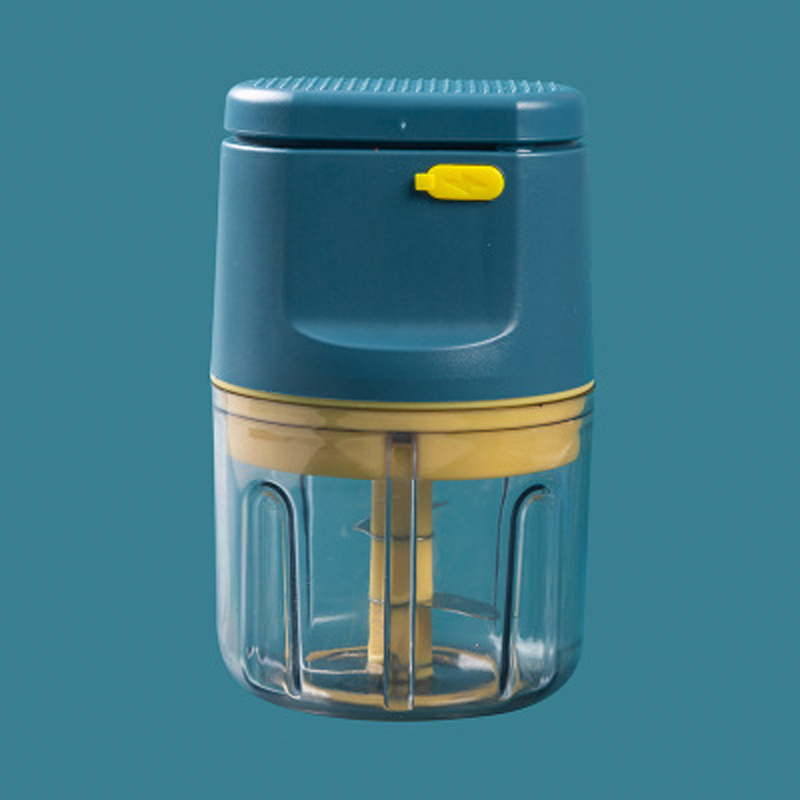 230ML Mini Electric Meat Grinder Rechargeable Household Electric Vegetable Cutter Kitchen Garlic Masher Push-type Cooking Machine