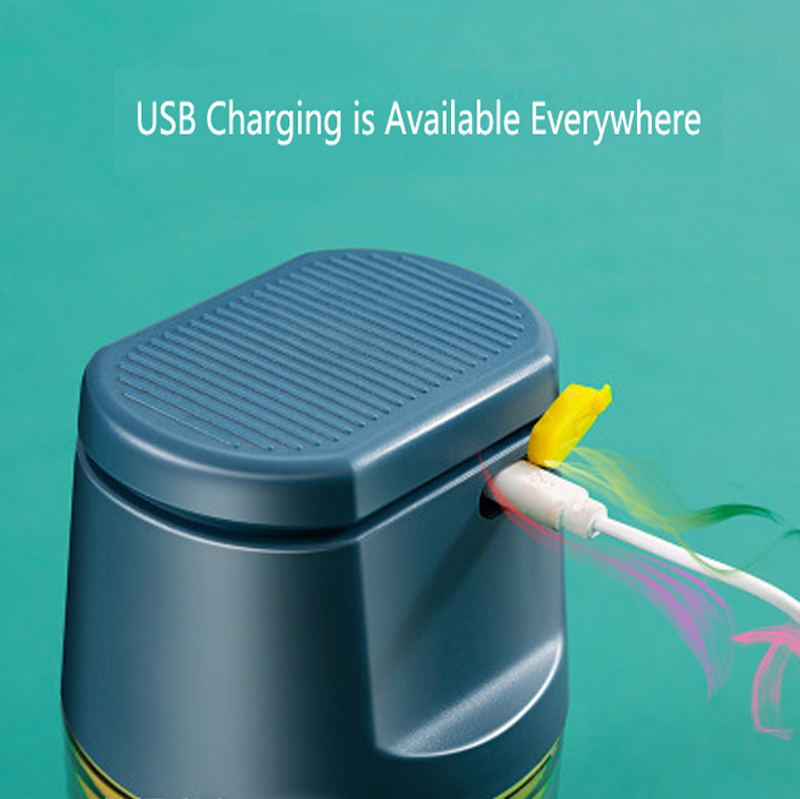 230ML Mini Electric Meat Grinder Rechargeable Household Electric Vegetable Cutter Kitchen Garlic Masher Push-type Cooking Machine