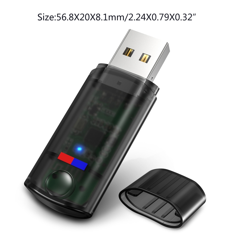 Bluetooth-compatible 5.2 Transmitter Wireless USB Dongle Adapter Music Adapter No Controller for xbox PS4 PS5 PC