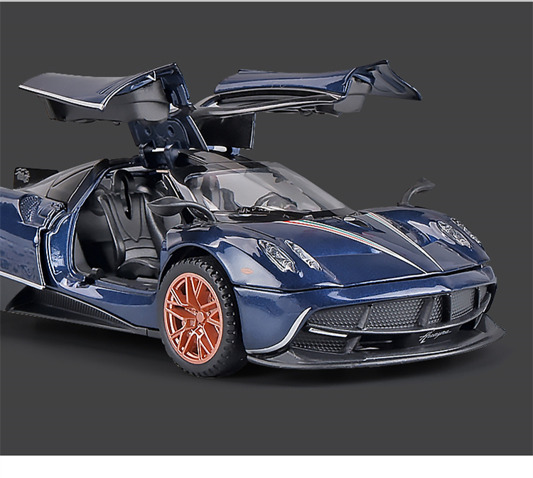 1:32 Pagani Huayra Dinastia Alloy Racing Car Model Diecasts Metal Toy Sports Car Model High Simulation Sound and Light Kids Gift