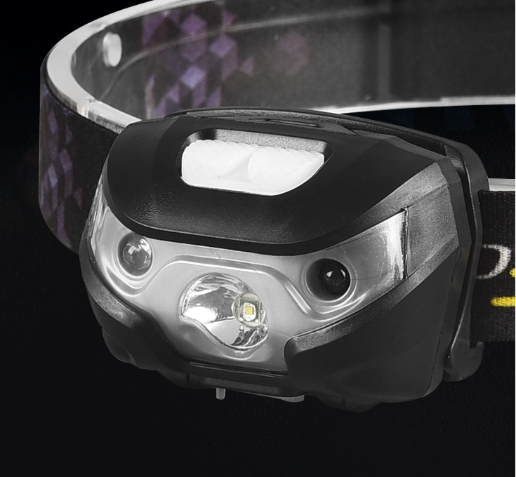 Running Headlamp LED Rechargeable   Body Motion Sensor LED Headlamp Camping Flashlight Head Light Torch Lamp