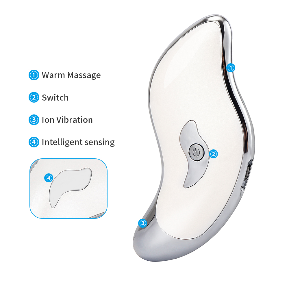 Face Neck Guasha Massager Face Wrinkle Removal Device Body Slimming Massager Electirc Facial Skin Beauty Care Scraping Tool
