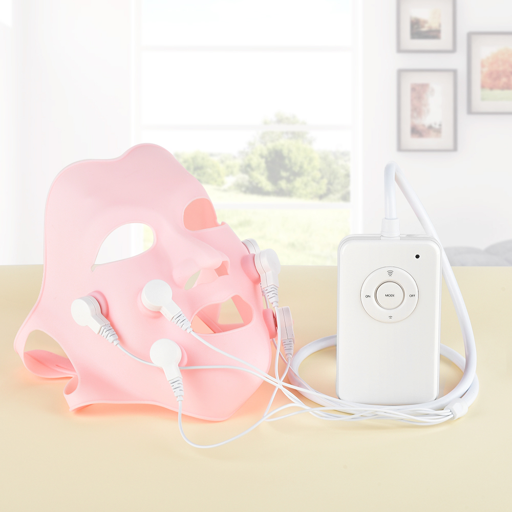 Face Mask Massager LED Light Therapy Vibrating Wrinkle Remover Skin Care Lift Devices Facial Beauty Appliance Tool Instrument