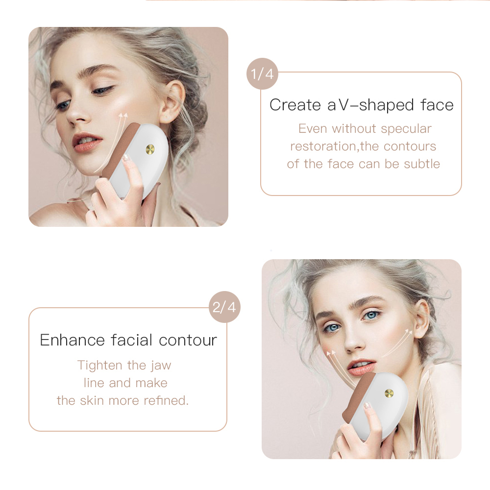 Smart Bianstone Facial Massage Electric Heating Gua Sha Back Neck Massage Beauty Lifting Muscle Relaxation Massage Stick