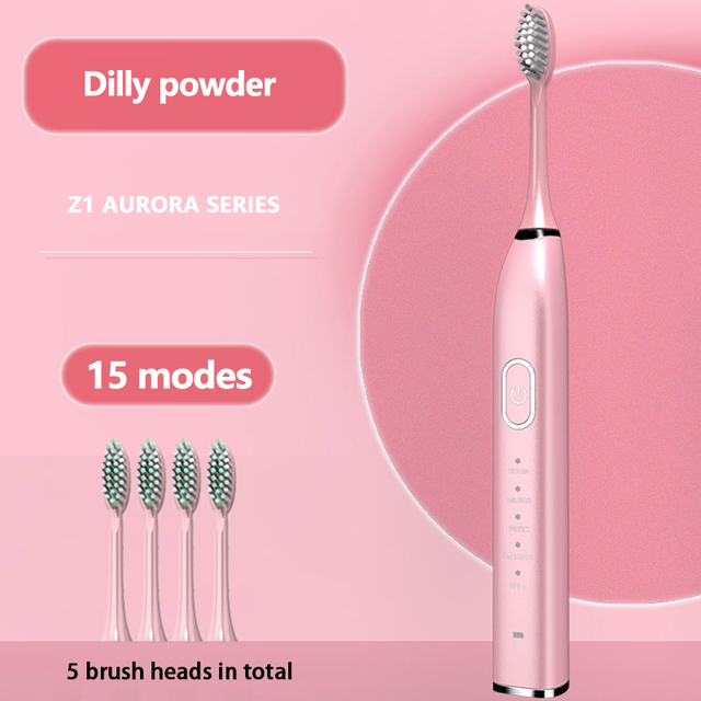 REUP Electric Tooth Brush Teeth Care Sonic Toothbrush Adult Brush USB Charger Rechargeable Tooth Brushes Replacement Heads Set