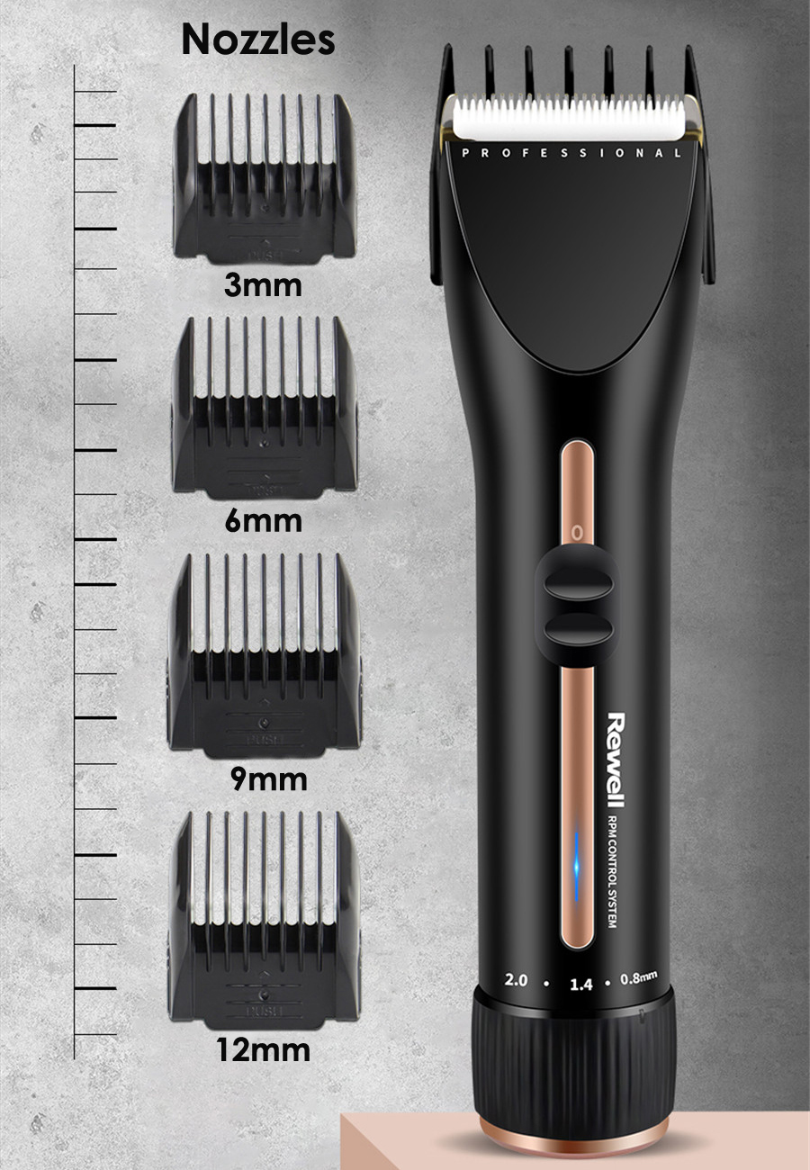 F35 Professional Ceramic Blade Hair Clipper for Men Baby Hair Trimmer Cutting Shaving Machine for Barber Salon