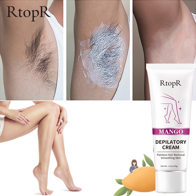 Mango Depilatory Cream Body Painless Effective Hair Removal Cream for Men and Women Whitening Hand Leg Armpit Hair Loss Product
