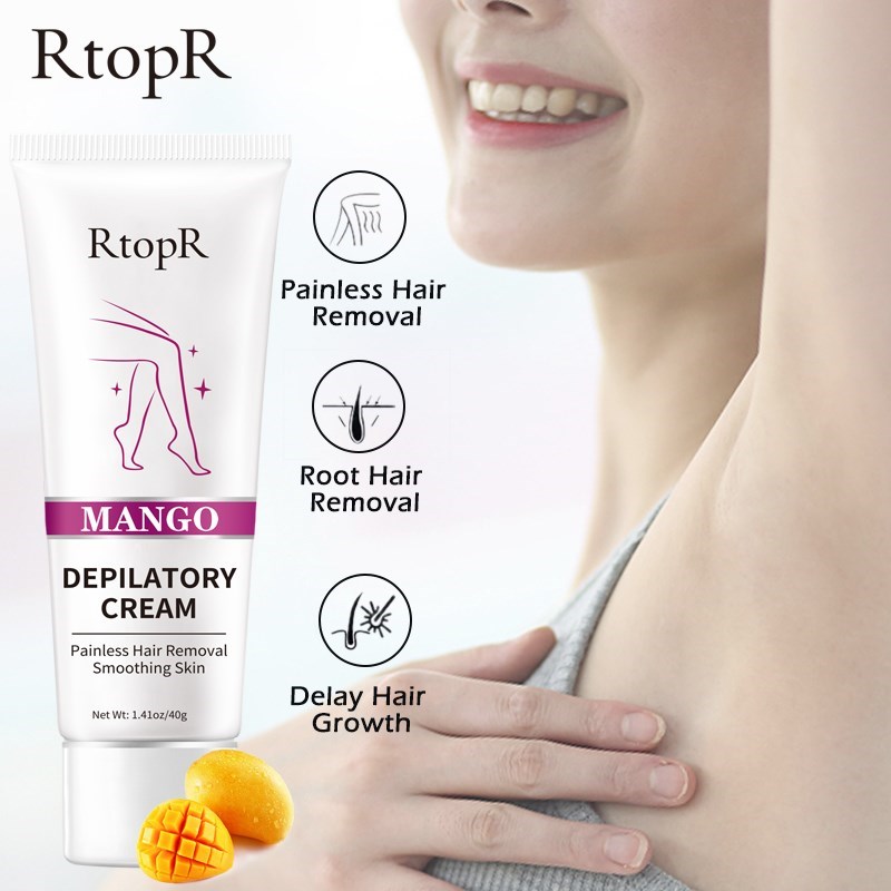 Mango Depilatory Cream Body Painless Effective Hair Removal Cream for Men and Women Whitening Hand Leg Armpit Hair Loss Product