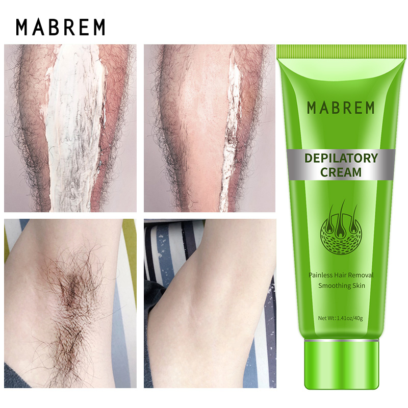Hair Removal Cream Painless Hair Remover For Armpit Legs and Arms Skin Care Body Care Depilatory Cream 40g For Men Women