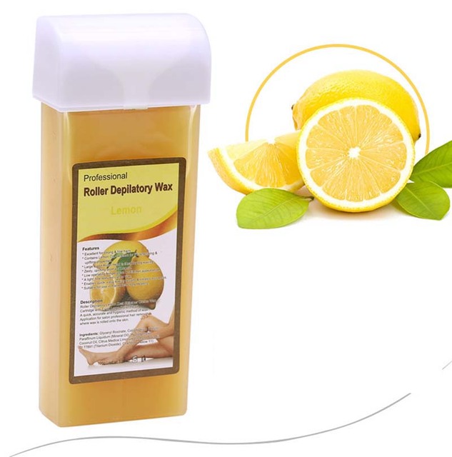 100g Hair Removal Wax Gentle Non-irritating Hot Depilatory Cream Wax Cartridge Beeswax Warmer Waxing Hair Removal for Women Men