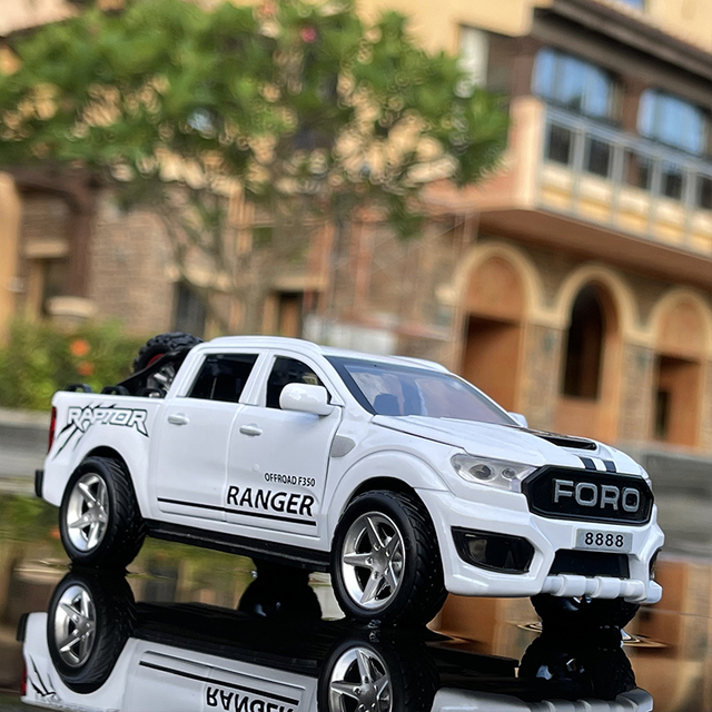 1:32 Ford Raptor F350 Picku Alloy Car Carry tires Off-Road Vehicle Toy Diecasts & Toy Vehicles Car Model Kids Toy Gifts