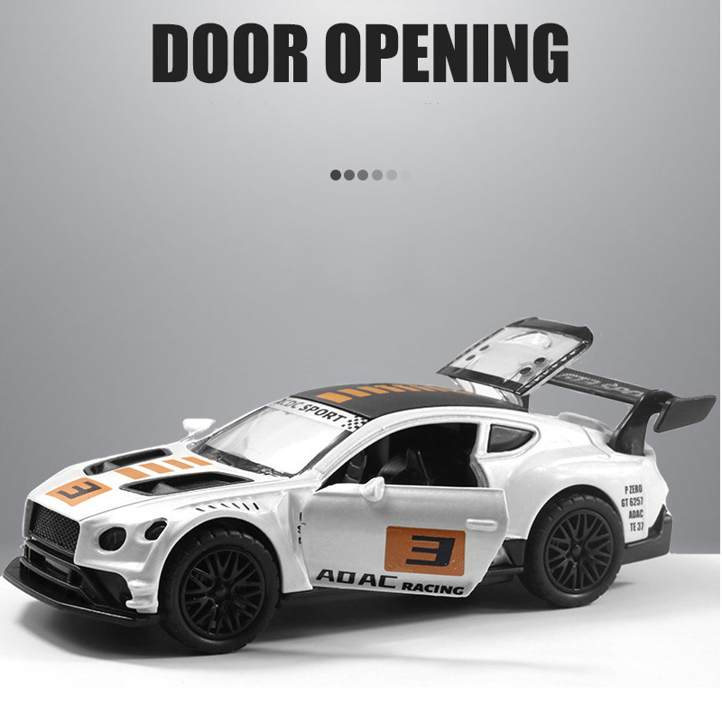 1/36 Porsche 911 GTR Alloy Diecasts Toy Car Models Metal VehiclesDouble Door  Pull Back Collectable Toys For Children Boys Gift
