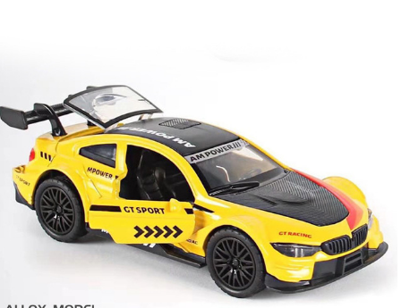 1/36 Porsche 911 GTR Alloy Diecasts Toy Car Models Metal VehiclesDouble Door  Pull Back Collectable Toys For Children Boys Gift