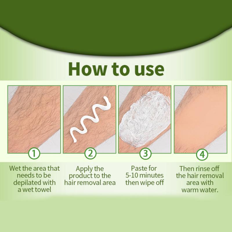 Unisex Depilatory Cream Armpit Depilatory Paste Body Care Gentle Not Stimulating Painless Hair Removal Cream