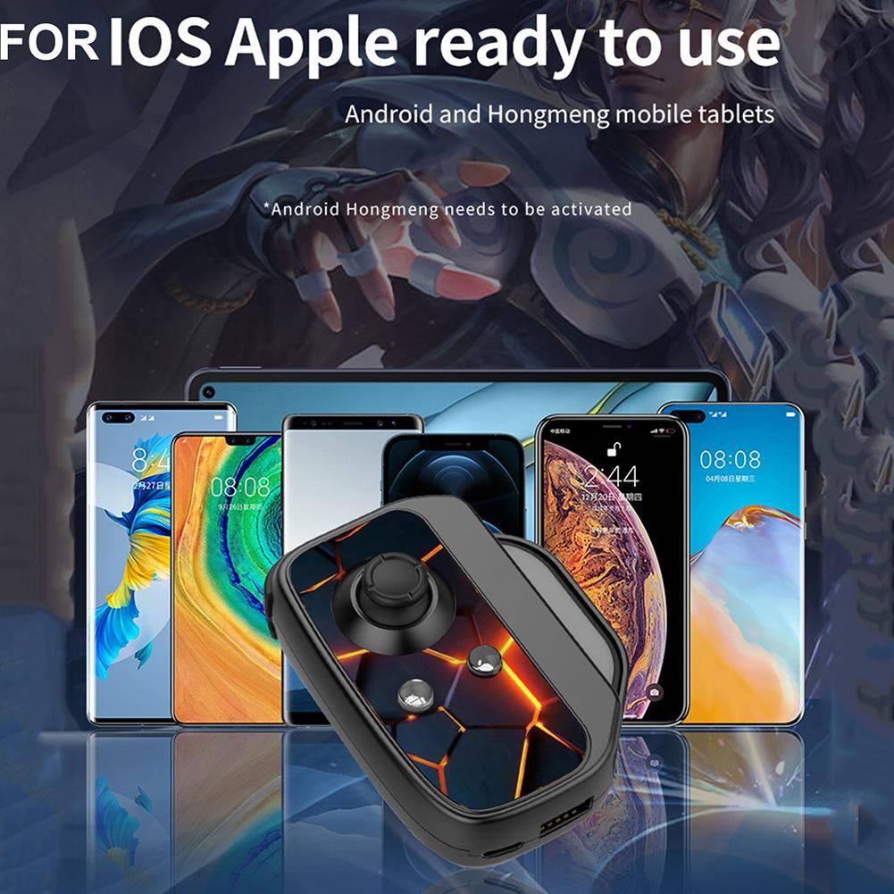 One-hand Gamepad Controller Wireless Bluetooth-compatible Gamepad Mobile Controller Game Joystick Trigger Button For Phone