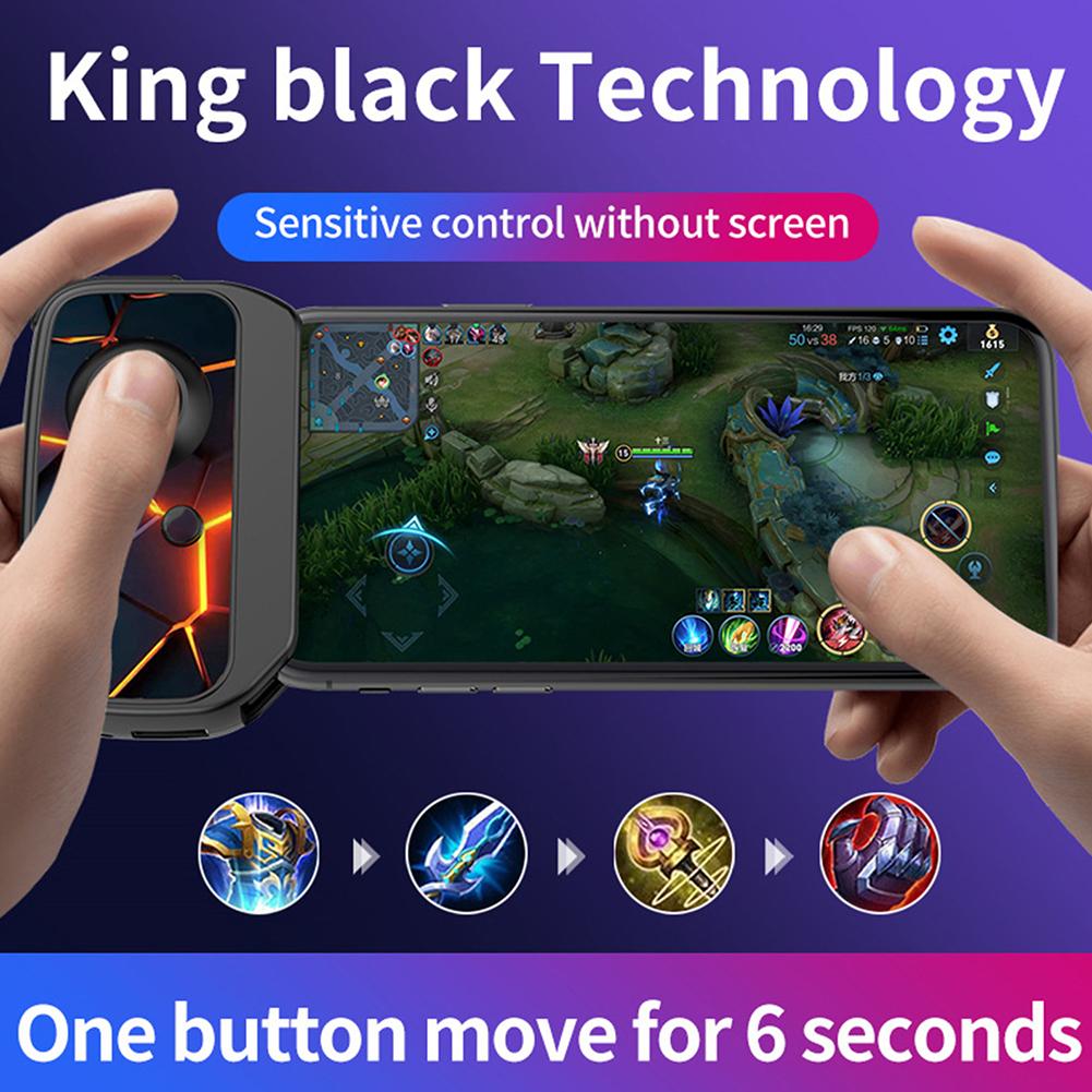 One-hand Gamepad Controller Wireless Bluetooth-compatible Gamepad Mobile Controller Game Joystick Trigger Button For Phone