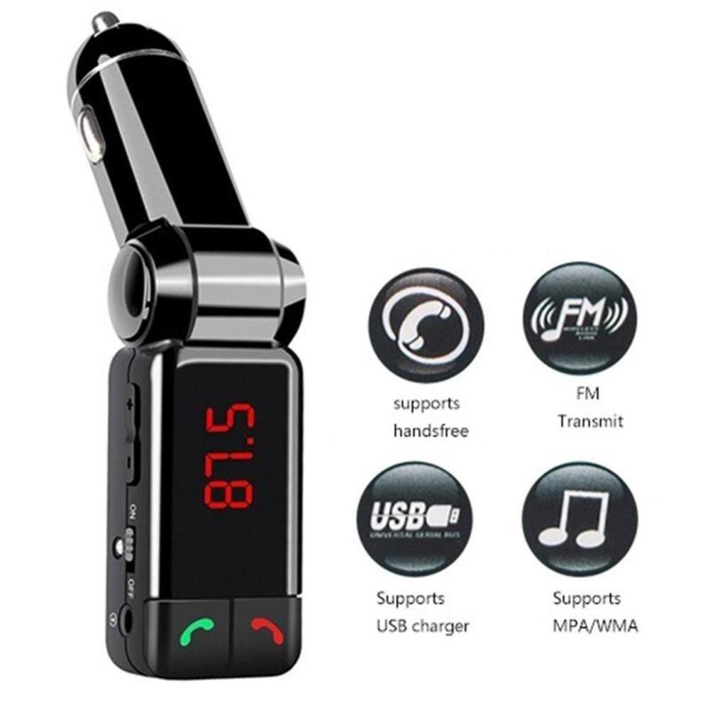 FM Modulator Car MP3 Player Handsfree Wireless Bluetooth Kit Fm Transmitter Led Car Mp3 Player USB Charger Car Accessories