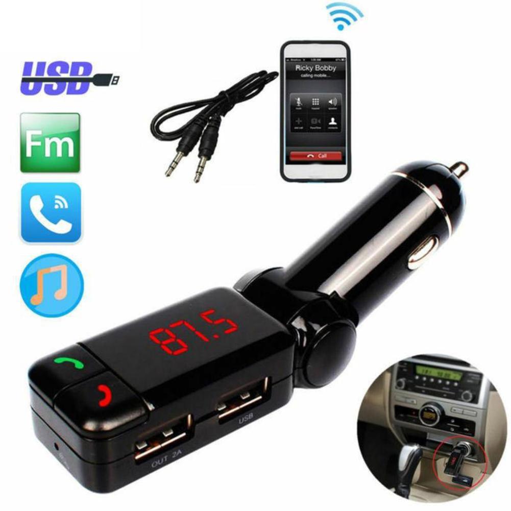 FM Modulator Car MP3 Player Handsfree Wireless Bluetooth Kit Fm Transmitter Led Car Mp3 Player USB Charger Car Accessories