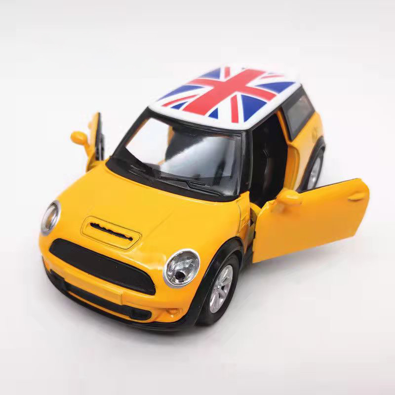 Alloy Car Toy Vehicles Kids Mini Model Toy Pull Back Car Metal Diecast Vehicle Door Open Classic Cars Christmas Gift