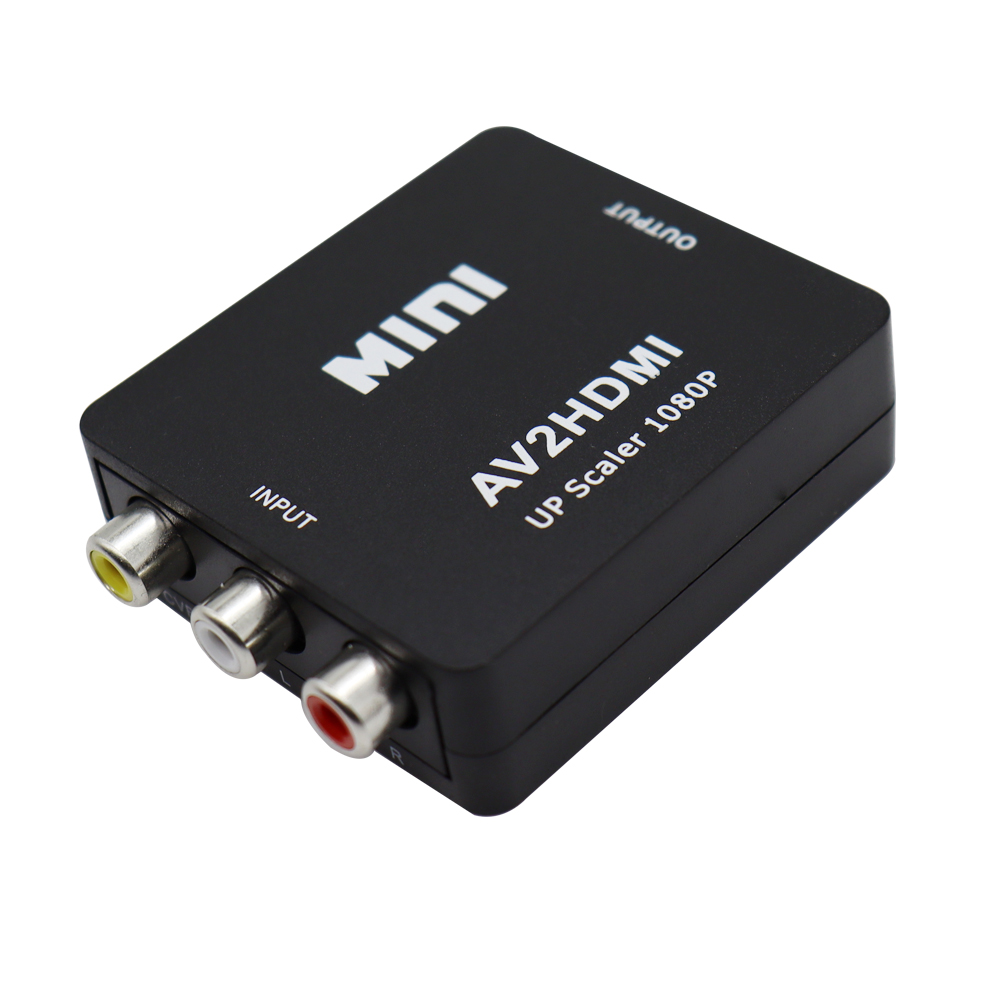 1080P RCA AV To HDMI-compatible Composite Adapter Converter AV2HDMI Adapter For TV PS3 PS4 PC DVD Xbox Projector with USB Cable